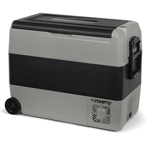 Steamy SECT60 - Elektrische Compressor Koelbox - Dual Zone - 56 liter - Grijs