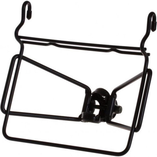 Steco Mand-Mee - Fietsmanddrager - Geschikt voor rieten manden - Zwart