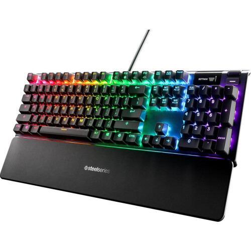 Steelseries Apex 5 - Hybride Mechanisch Gaming Toetsenbord - RGB Verlichting - Zwart Tweedehands