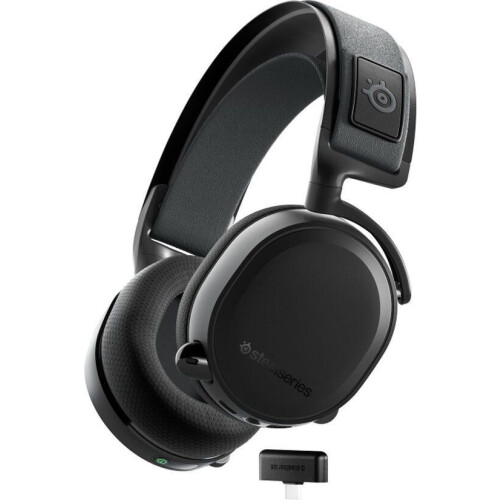 SteelSeries Arctis 7+ - Draadloze Gaming Headset - DTS:X v2 Surround Sound - Zwart Tweedehands