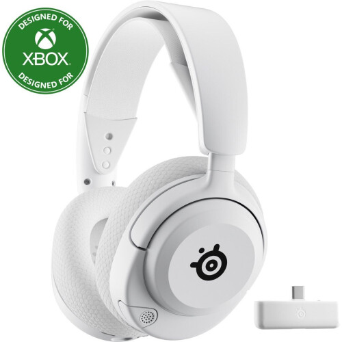 SteelSeries Arctis Nova 5X Wireless - Draadloze Gaming Headset - 60 uur accuduur - Wit