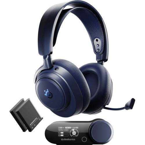 Steelseries Arctis Nova Pro - Draadloze Gaming Headset - Hi-Res Audio - Blauw