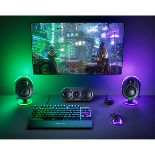 Steelseries Arena 9 - 5.1 Gaming Surroundsysteem - Draadloze speakers RGB verlichting
