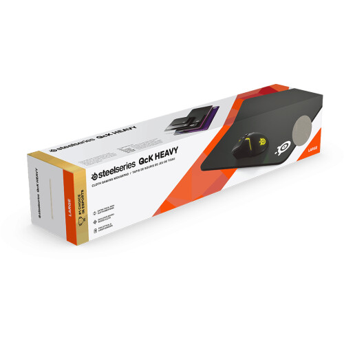 SteelSeries QcK Heavy - Muismat - Non-slip rubberen onderzijde - Zwart Tweedehands