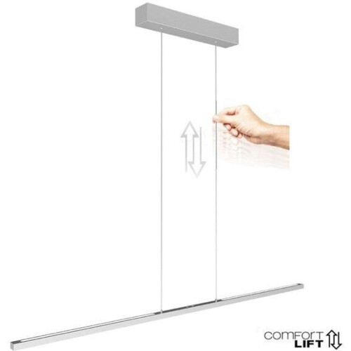 Steinhauer - Design Hanglamp Bande - Moderne Metaal Lamp met LED - In Hoogte Verstelbaar - Staal Tweedehands