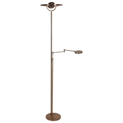 Steinhauer Exclusive - vloerlamp - Soleil2 - brons - kunststof metaal - Ø 32cm - LED - 4386BR