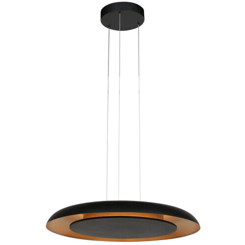 Steinhauer Golden Veil 4332ZW - Hanglamp - Ingebouwde LED-verlichting - Zwart/Goud Tweedehands