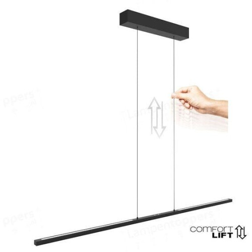 Steinhauer - hanglamp - Bande - zwart - metaal - design lamp - LED - 3995ZW Tweedehands