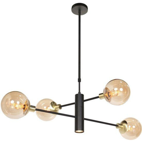 Steinhauer - hanglamp - Constellation - messing - metaal -Ø 90cm - E14 - 3805ME
