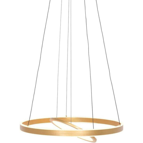 Steinhauer - hanglamp - Ringlux - goud - glas metaal -Ø 60cm - LED - 3514GO