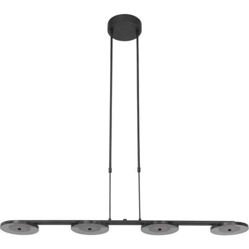 Steinhauer - hanglamp - Turound - zwart - glas metaal - design lamp - LED - 3512ZW Tweedehands
