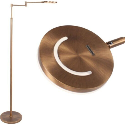 Steinhauer - vloerlamp - Soleil - brons - metaal - design lamp - LED - 3515BR Tweedehands