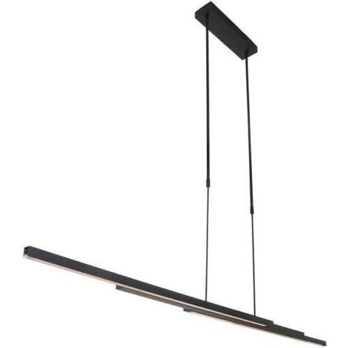 Steinhauer Zelena Motion 7970ZW - Hanglamp - Hoogte instelbaar Dimbaar Lichtkleur instelbaar - Zwart