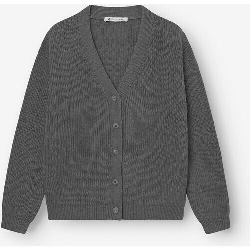 STORY OF MINE dames vegan Kort Vest Grijs Tweedehands