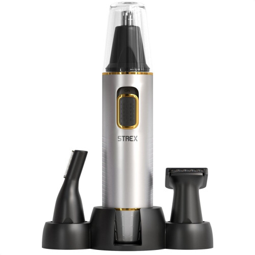 Strex 3 In 1 Neushaartrimmer Set - Oplaadbaar&Afspoelbaar - Neustrimmer / Oortrimmer / Wenkbrauwtrimmer / Baardtrimmer - Mannen&Vrouwen Tweedehands