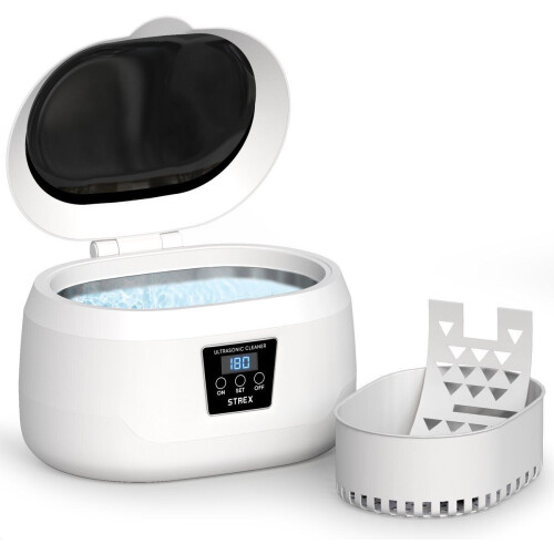 Strex Ultrasoon Reiniger 600ml - 360º - Ultrasone Reiniger - Reinigingsapparaat Voor Brillen / Sieraden / Horloge / Munten