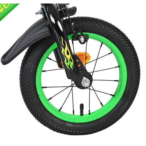 Volare Strike - Kinderfiets - 14 inch - Jongens - Groen - Twee handremmen Tweedehands