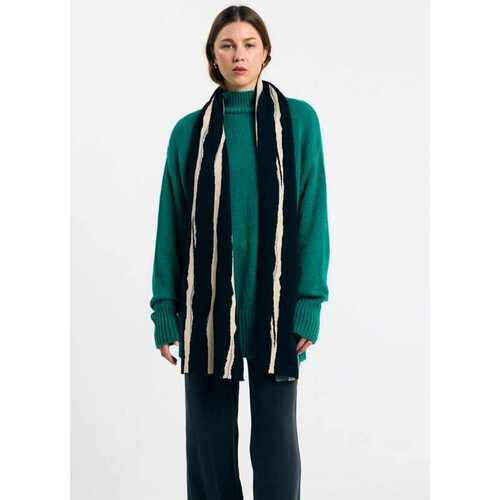SUITE13LAB dames vegan Sjaal London Print Flysch Zwart Wit Tweedehands