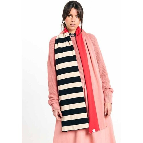 SUITE13LAB dames vegan Sjaal London Stripes Rood Tweedehands