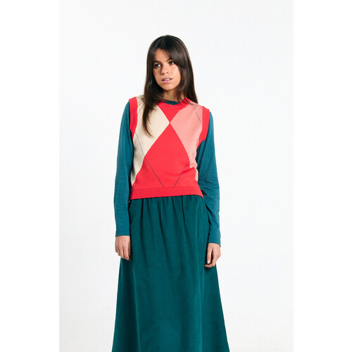 SUITE13LAB dames vegan Spencer Relvas Argyle Rood Tweedehands