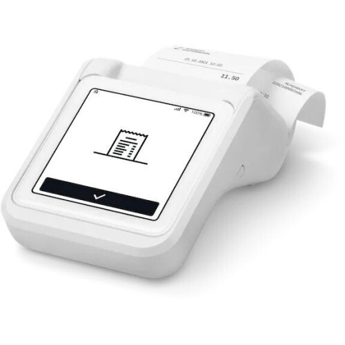 SumUp Solo - Mobiel pinapparaat met printer - Accepteert pinbetalingen en bonnen - Wit Tweedehands