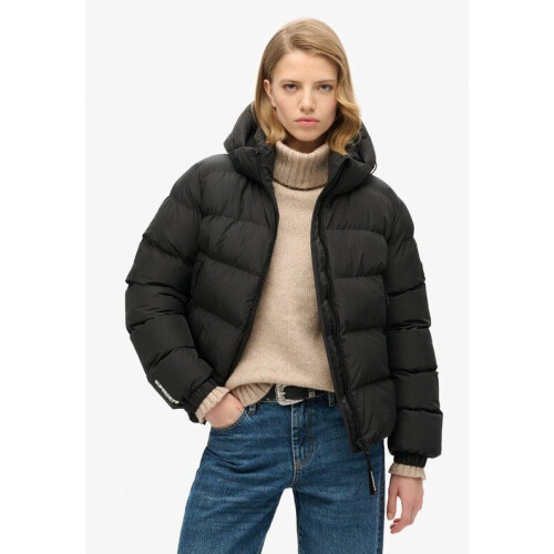 Superdry HOODED SPORTS PUFFER JACKET - Dames Jas - Waterafstotend - Maat L