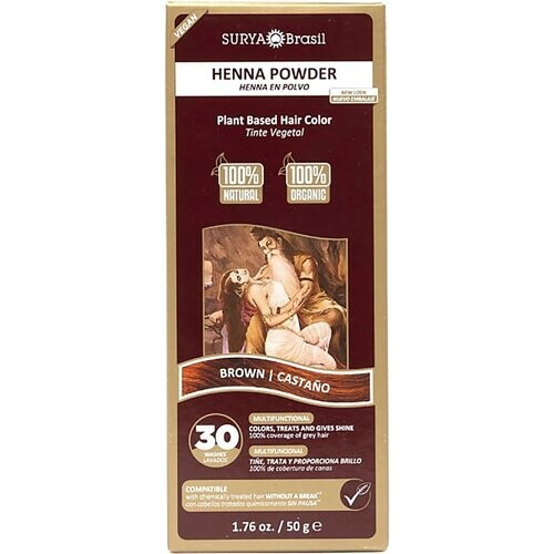 Surya Brasil Henna Powder Brown Tweedehands