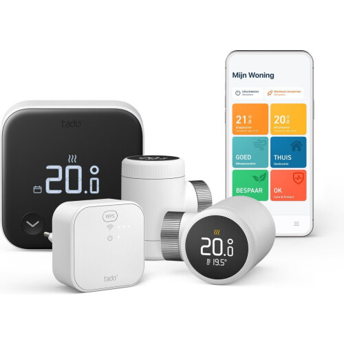 Tado Slimme Thermostaat X - Multi-Zone Bedraad - Bespaar tot 28% energie