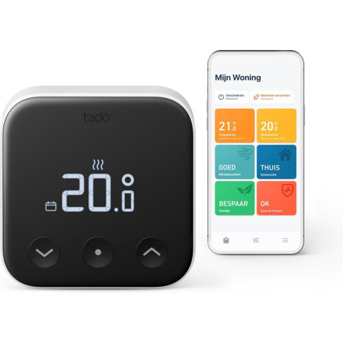 Tado Slimme Thermostaat X - Thermostaat - Bespaar tot 28% energie - Matter Bridge vereist