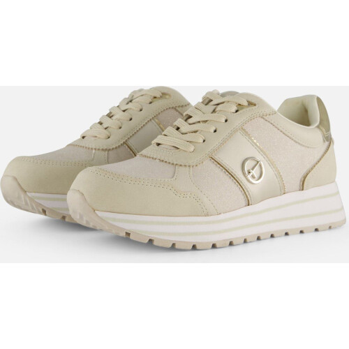 Tamaris 107541 - Sneakers - Vegan - Beige Tweedehands