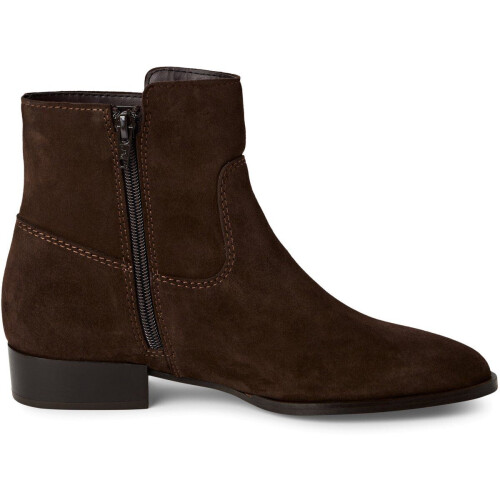 TAMARIS Core - Enkellaarzen - Blokhak 3 cm - Mocca Tweedehands