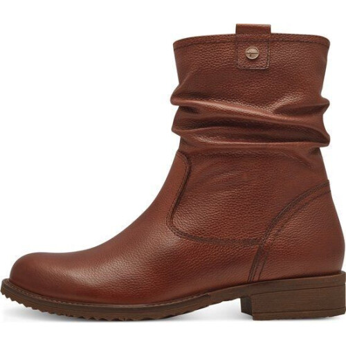 Tamaris - Dames Laarzen - TOUCH-IT technologie - Cognac Tweedehands