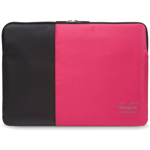 Targus Pulse - Sleeve 15,6"- Polyurethaan - Rood Zwart Tweedehands