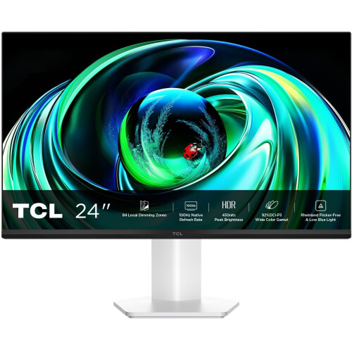 TCL 24G54 - Mini-LED Monitor 24"- 100Hz 450 nits - Wit