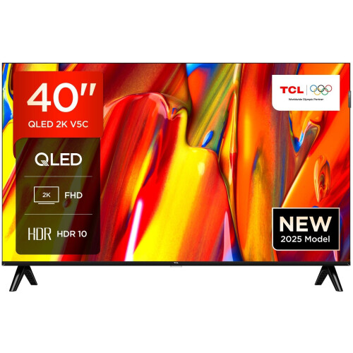 TCL 40V5C - Full HD TV - QLED - Zwart (buitenlands model) Tweedehands