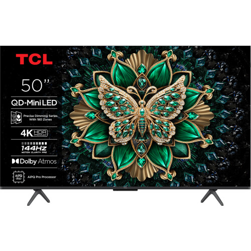 TCL 50Q6C - Ultra HD TV - QD-Mini LED 4K HDR - Zwart (2025) Tweedehands