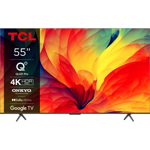 TCL 55QLED780 - Ultra HD TV - 55 inch - 3840x2160 (4K) - Zwart