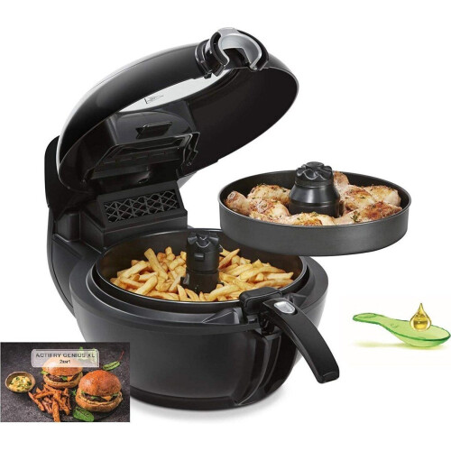 Tefal ActiFry Genius XL YV9708 - Heteluchtfriteuse - 1,7 kg - 1500 W - Zwart Tweedehands