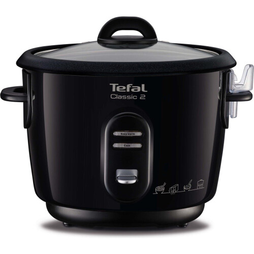 Tefal Classic RK1028 - Rijstkoker - 6 kops - Zwart Tweedehands