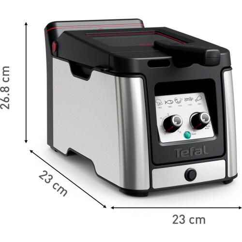 Tefal Clear Duo FR600D10 - Friteuse - Verminderde rook en geur - 1,2 kg