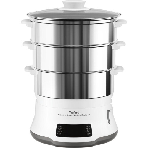 Tefal Convenient Series Deluxe VC502D - Stoomkoker - 3 niveaus - RVS Tweedehands