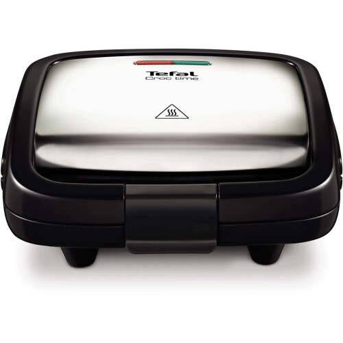 Tefal Croc Time SM193D - Tosti-apparaat - Anti-aanbaklaag - RVS - 700W