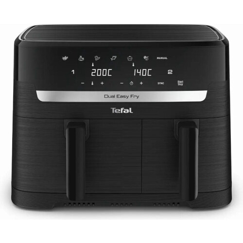 Tefal Dual Easy Fry EY901N10 - Heteluchtfriteuse - 8,3L - 2700W - Zwart