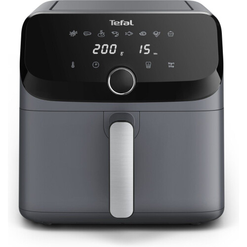 Tefal Easy Fry Mega EY855B - Airfryer - 7,5L - 1700W - 8 Personen - Grijs