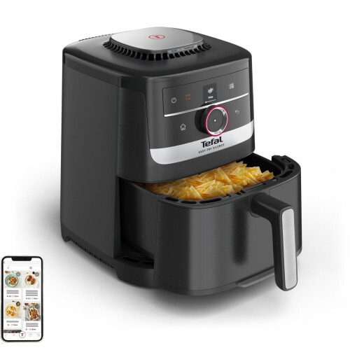 Tefal Easy Fry Smart&Silence EY5728 - Airfryer XXL - 7L - 1500W - Stille Technologie - Voor Tot 6 Personen Tweedehands