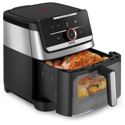 Tefal Easy Fry Smart&Silence XXL EY876D - Stille Airfryer XXL - 7L - 1700W - 55 Programma's - Tot 8 Personen Tweedehands