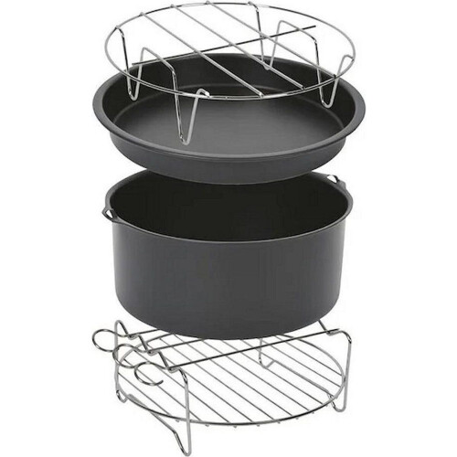 Tefal Easy Fry XL accessoires XA1120 - Accessoire-set voor heteluchtfriteuse - Grillspiesjes en pizzavorm - Kleurenmix (4 delig)