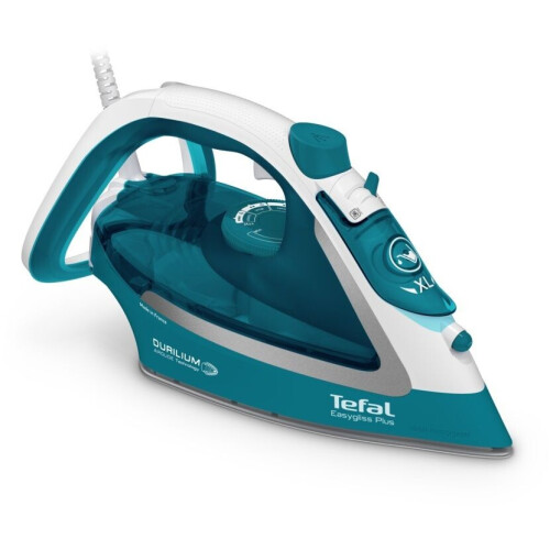 Tefal EasyGliss Plus FV5737 - Stoomstrijkijzer - 2500W 220 g/min stoomstoot - Blauw Wit Tweedehands