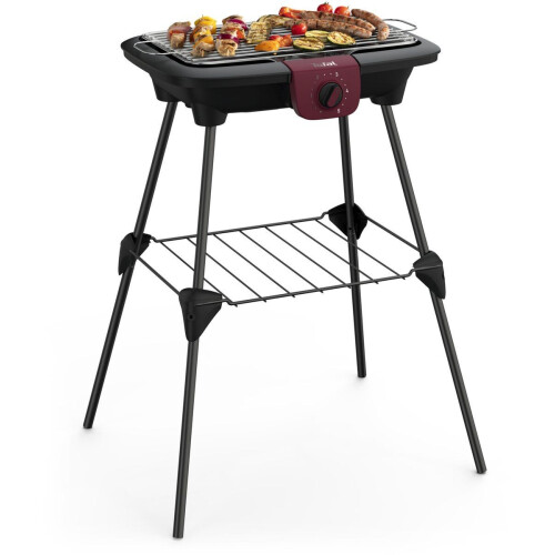 Tefal EasyGrill BG90F5 - Elektrische barbecue - 2300W met onderstel - Zwart/RVS Tweedehands