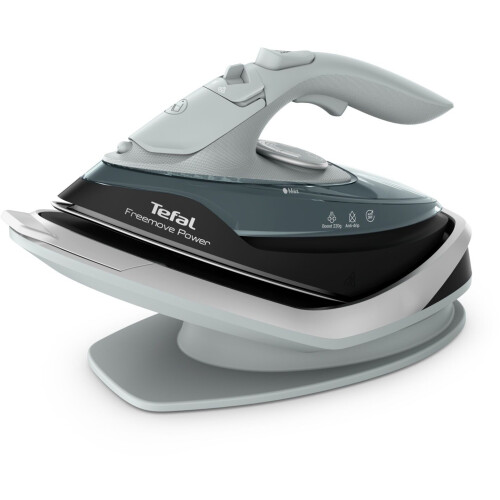 Tefal Freemove Power FV6670E0 - Draadloos stoomstrijkijzer - 2600 W 40 g/min stoomafgifte - Zwart Blauw Grijs Tweedehands